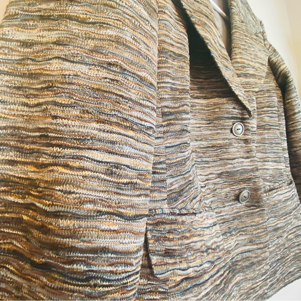 Isabel & Nina Textured Multi-Color Blazer - Picture 3 of 8